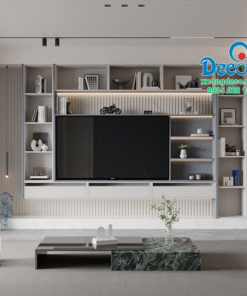 Không gian tủ vách trang trí