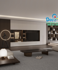 Mẫu tủ vách trang trí hiện đại