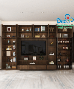 Tủ vách kệ tivi phòng khách