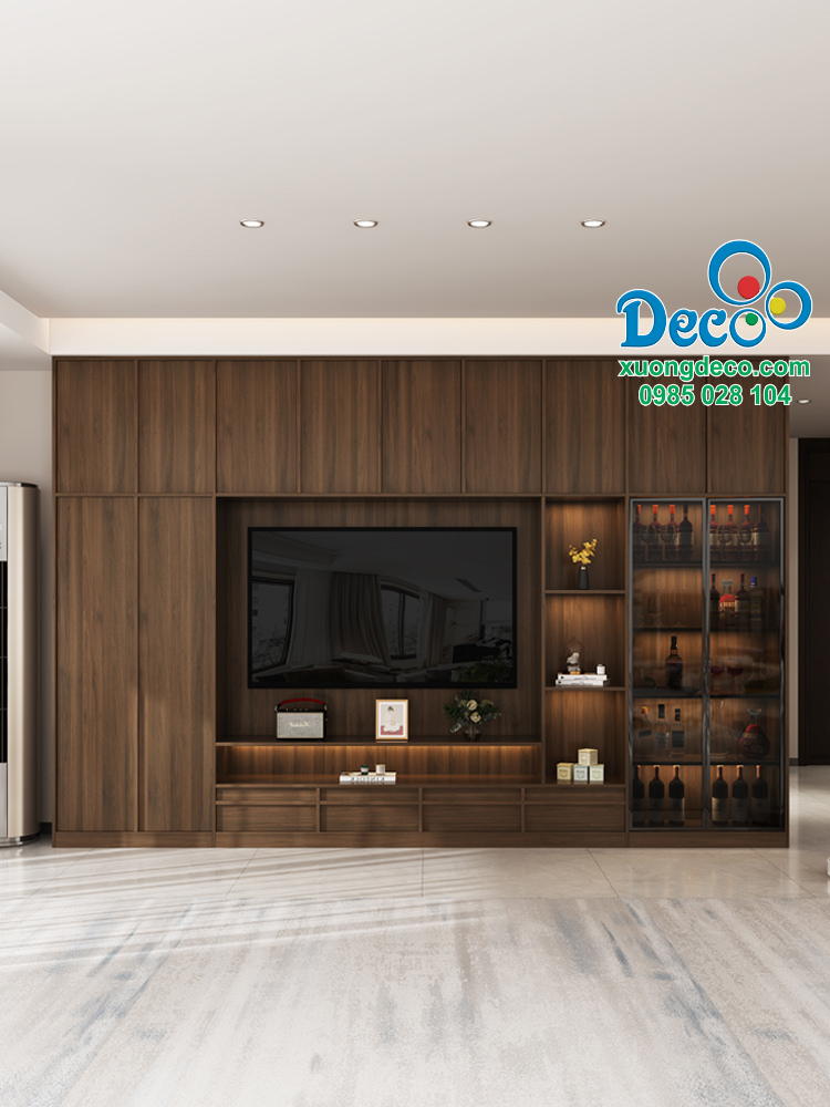Tủ vách trang trí chống nước chống mối Deco TVCC36