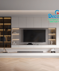 Tủ vách trang trí chống nước chống mối Deco TVCC38
