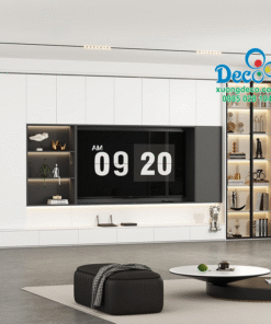 Tủ vách trang trí phòng khách