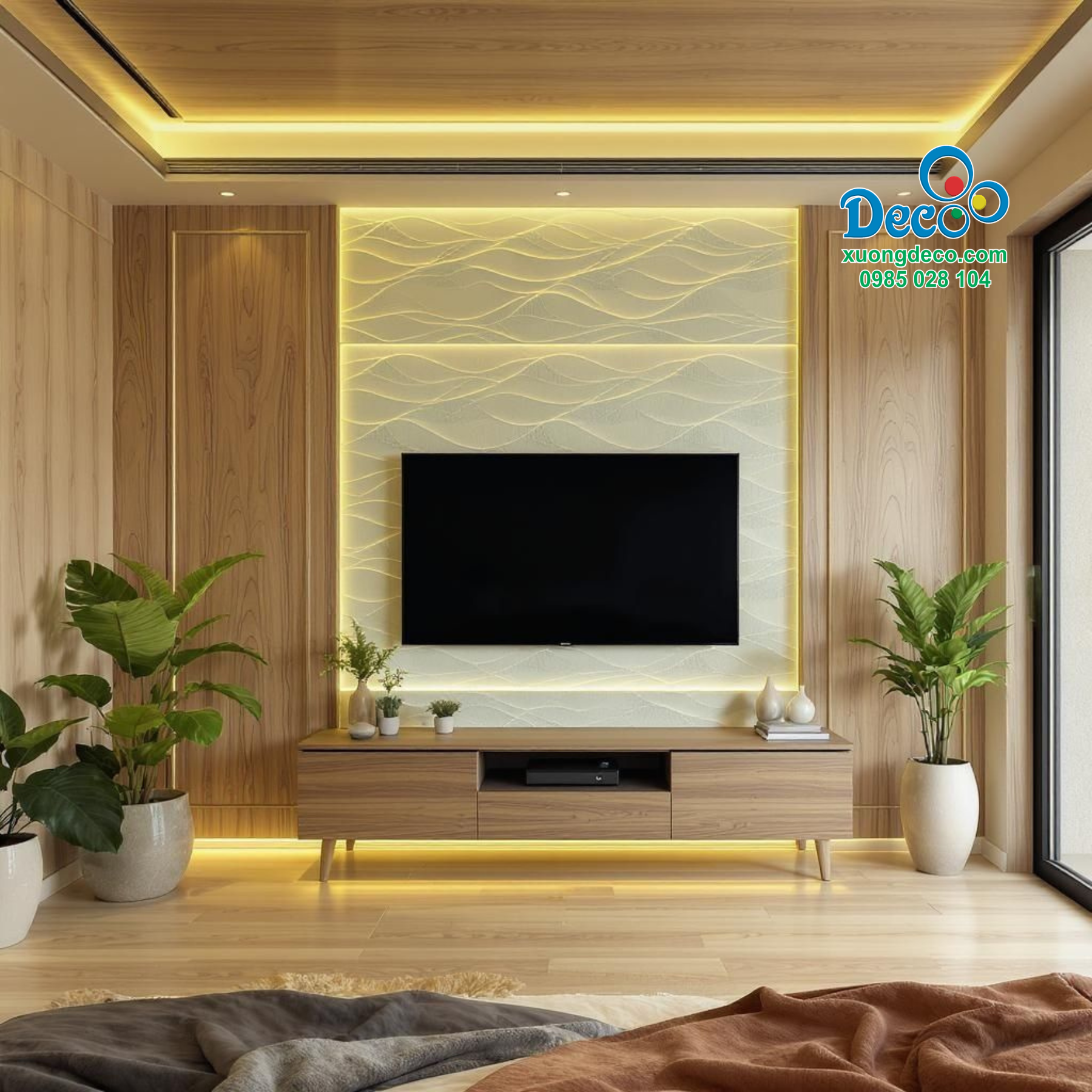 Vách tủ ngăn phòng đẹp