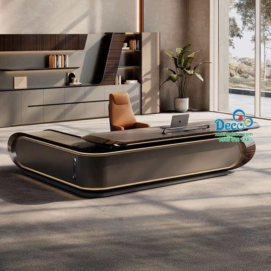 Bàn lãnh đạo chữ L cao cấp