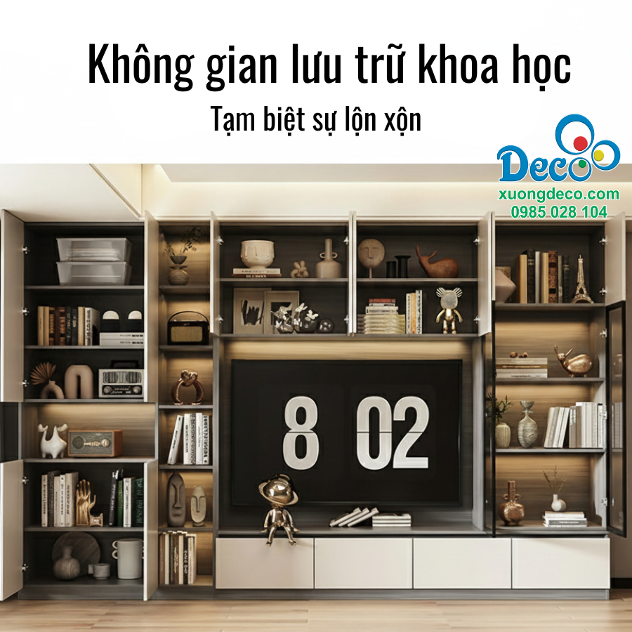 Không gian lưu trữ tủ khoa học