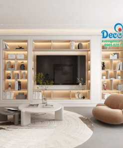 Không gian tủ vách trang trí Deco