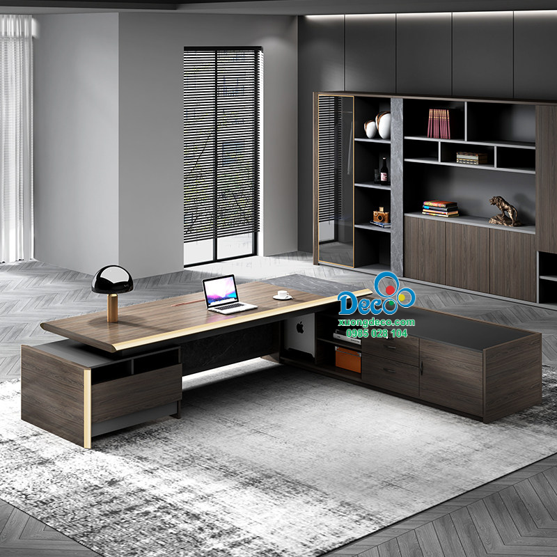 Thiết kế bàn giám đốc chữ L