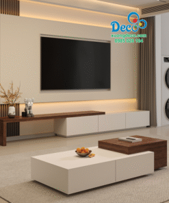 Tủ vách cho phòng khách hiện đại