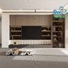 Tủ vách trang trí chống nước chống mối Deco TVCC49
