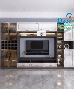 Tủ vách trang trí chống nước chống mối Deco TVCC68