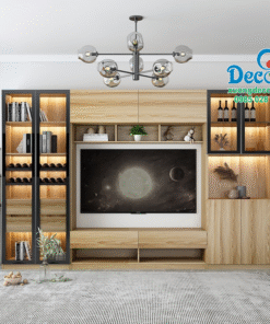 Tủ vách trang trí chống nước chống mối Deco TVCC72