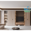 Tủ vách trang trí chống nước chống mối Deco TVCC81