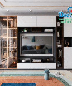 Tủ vách trang trí chống nước chống mối Deco TVCC61