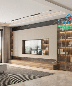 Tủ vách trang trí hiện đại
