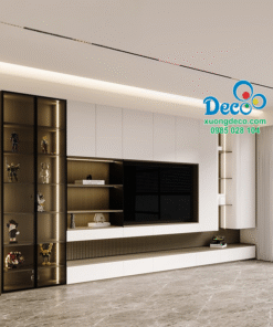 Tủ vách trang trí kệ tivi phòng khách