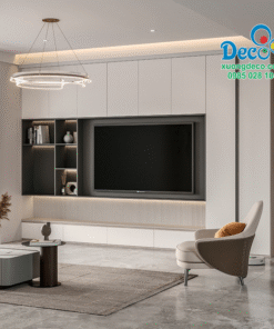 Tủ vách trang trí phòng khách
