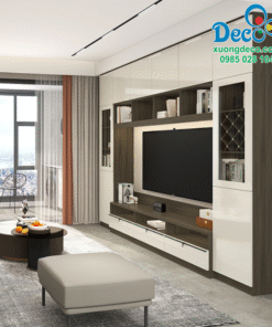 Tủ vách trang trí phòng khách
