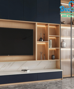 Tủ trang trí phòng khách hiện đại