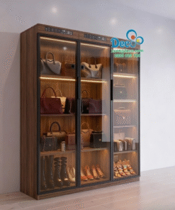 Tủ trưng bày đồ hàng hiệu tích hợp máy sấy chăm sóc đặc biệt