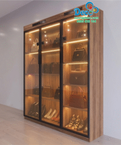 Tủ trưng bày và chăm sóc đồ hàng hiệu có máy sấy thông minh