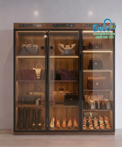 Tủ trưng bày và chăm sóc giày hiệu và túi xách tay hàng hiệu Luxry TTLX02