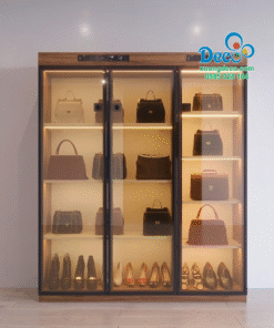 Tủ trưng bày và chăm sóc giày hiệu và túi hàng hiệu Luxury TTLX02