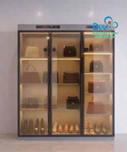 Tủ trưng bày và chăm sóc giày hiệu và túi hàng hiệu luxury TTLX03