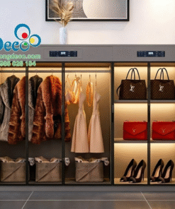 Tủ trưng bày và chăm sóc giày hiệu và túi xách tay hàng hiệu Luxury TTLX10