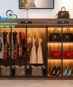 Tủ trưng bày và chăm sóc giày hiệu và túi xách tay hàng hiệu Luxury TTLX11