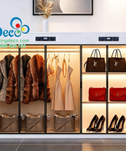 Tủ trưng bày và chăm sóc giày hiệu và túi xách tay hàng hiệu Luxury TTLX12