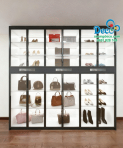 Tủ trưng bày và chăm sóc giày hiệu và túi xách tay hàng hiệu Luxury TTLX14