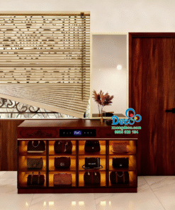 Tủ trưng bày và chăm sóc giày hiệu và túi xách tay hàng hiệu Luxury TTLX16