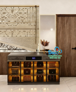 Tủ trưng bày và chăm sóc giày hiệu và túi xách tay hàng hiệu Luxury TTLX18