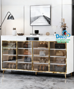 Tủ trưng bày và chăm sóc giày hiệu và túi xách tay hàng hiệu Luxury TTLX23