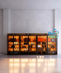 Tủ trưng bày và chăm sóc giày hiệu và túi xách tay hàng hiệu Luxury TTLX30