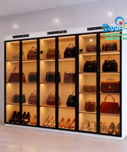 Tủ trưng bày và chăm sóc thiết kế riêng cho đồ hàng hiệu
