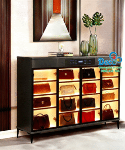 Tủ trưng bày và chăm sóc túi xách tay hàng hiệu Deco