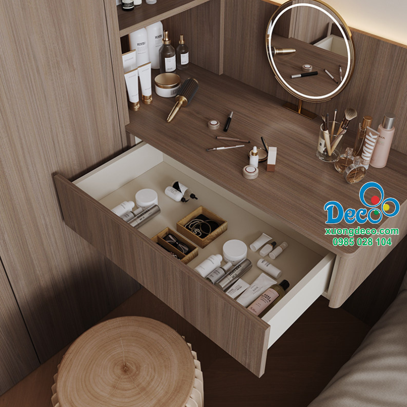 Bàn trang điểm kết hợp tủ áo
