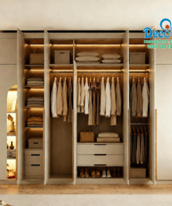 Khoang chứa bên trong tủ quần áo DTA124