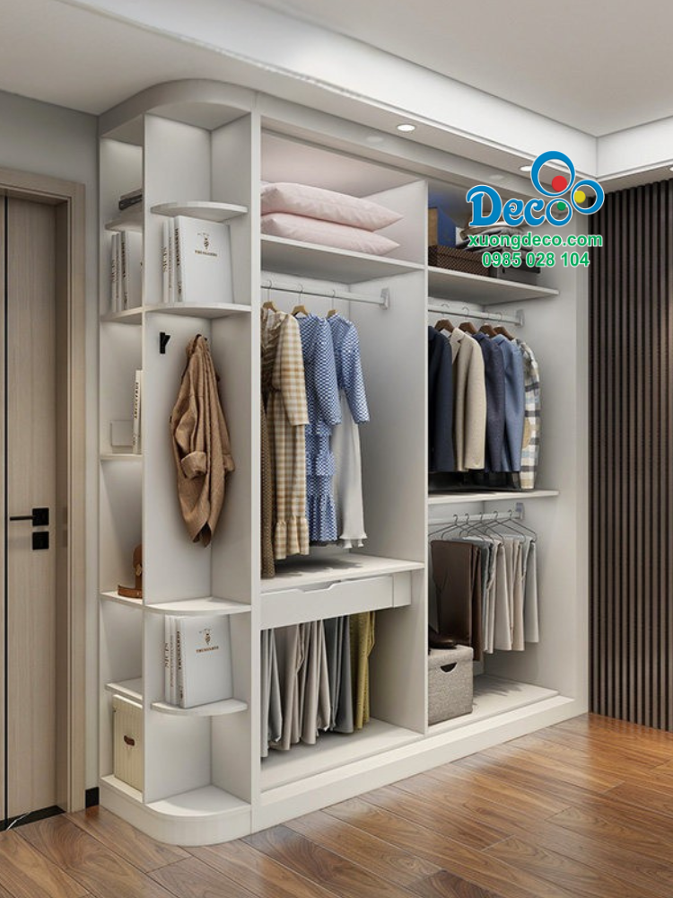 Khoang chứa bên trong tủ quần áo