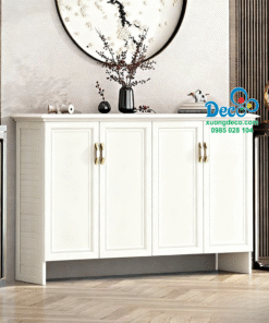 Tủ giày màu trắng hiện đại