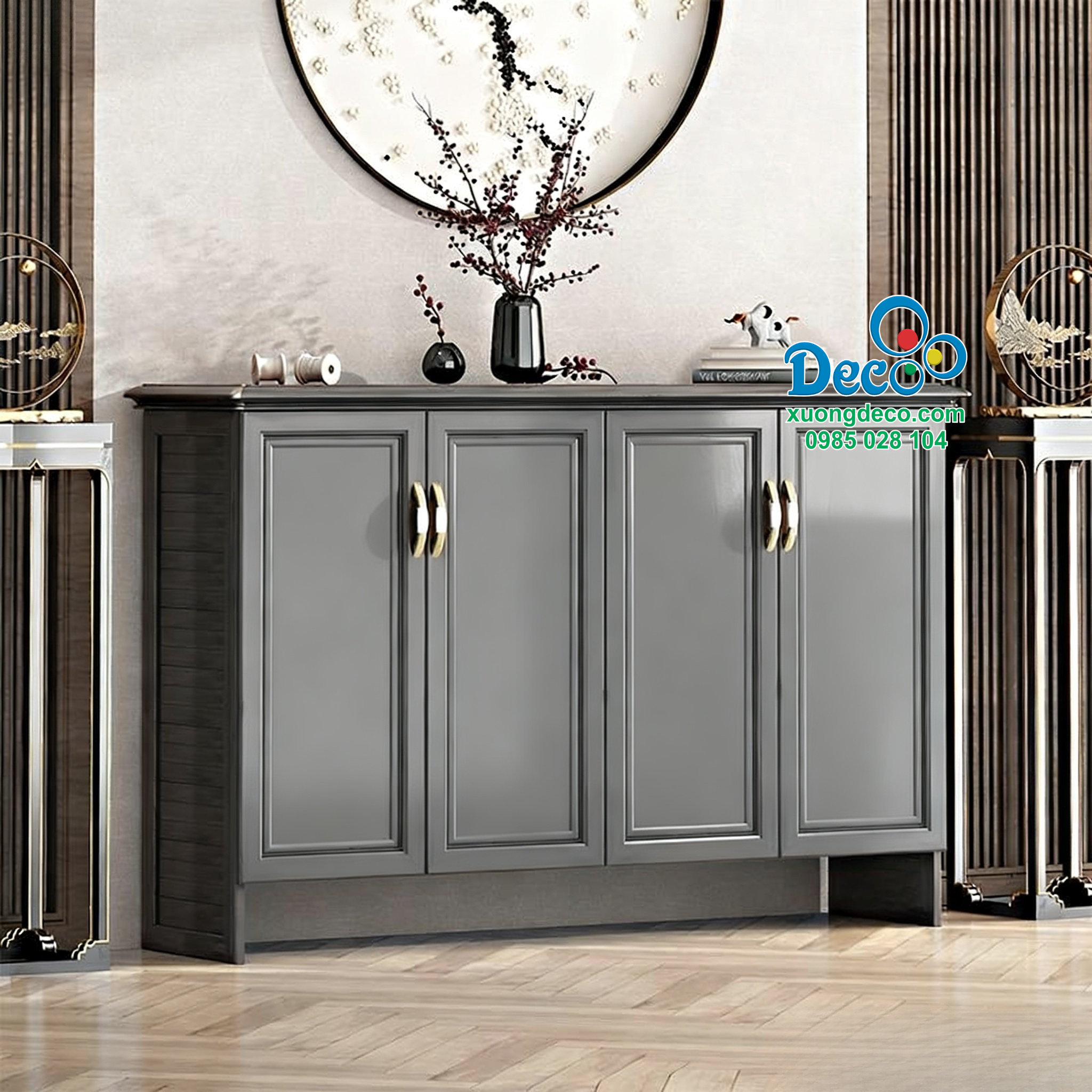 Tủ giày nhựa composite hiện đại