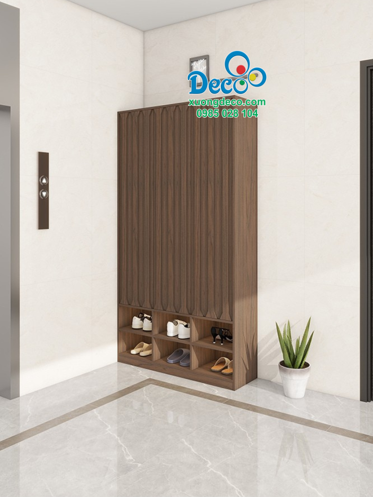 Tủ giày thiết kế hiện đại Deco