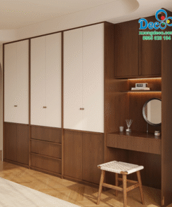 Tủ quần áo cánh gỗ Deco