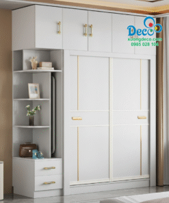 Tủ quần áo cánh gỗ hiện đại
