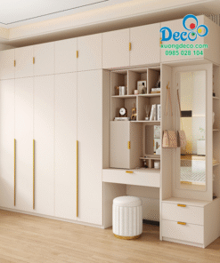 Tủ quần áo cánh gỗ hiện đại Deco