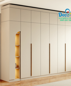 Tủ quần áo cánh gỗ kịch trần