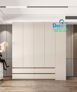 Tủ quần áo cánh gỗ kịch trần