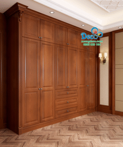 Tủ quần áo cánh gỗ sang trọng