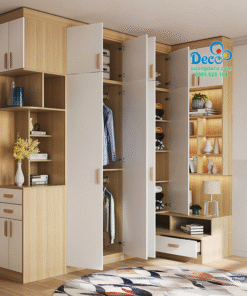 Tủ quần áo chữ L Deco